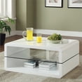 thumbnail image 2 of Table Basse avec 2 Étagères Blanche et Claire, 2 of 3