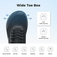 thumbnail image 3 of Artlea Wide Toe Box Shoes Mens Walking Shoes with Arch Support Plantar Fasciitis Walking Sneakers for Arch and Heel Pain Relief, Size 9, 3 of 7