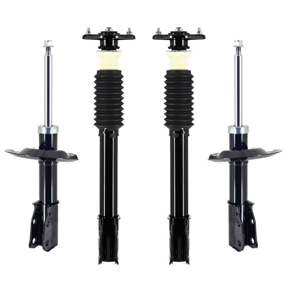 Set 4 Front Strut-Rear Quick Complete Strut-Coil Spring For 1991-1993 Cadillac Deville