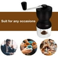 thumbnail image 5 of Xwlshop Manual Coffee Grinder with Ceramic Burrs, Hand Coffee Bean Grinder with 2 Containers Adjustable Coarseness for Home, Office and Travelling, 5 of 6