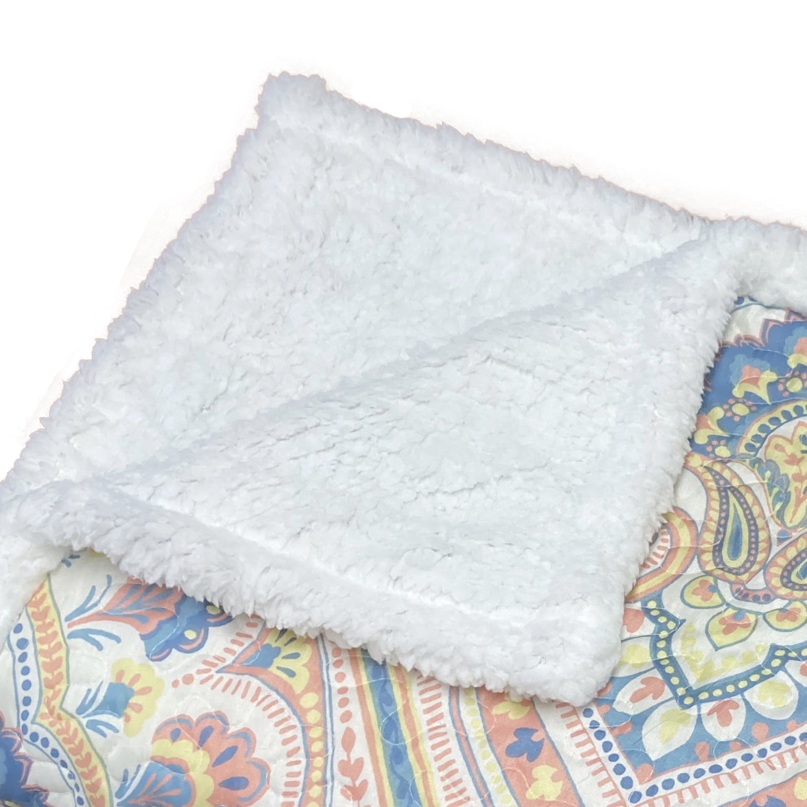 Merriam Apricot Sherpa Throw