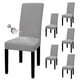 thumbnail image 1 of Funda Impermeable para Silla de Comedor Juego de 6 en Gris Claro, 1 of 7
