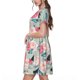 thumbnail image 2 of Balery Roses and Butterflies Vestidos sueltos de manga corta para mujer, vestidos de verano 2025, vestidos casuales de corte A con vuelo., 2 of 6