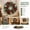 #03, variant on 16 Inch Christmas Wreath for Front Door, Artificial Pine Wreath with Large White Bow and Red Berries, Classic Holiday Door Wall Window and Porch Decoration
