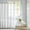 White, variant on CAILDANL Park Anna Sheers Shower Curtain, Textured Striped Accent Design, Modern Mid-Century Bathroom Decor, Machine Washable, Fabric Privacy Screen 72x72", Ivory