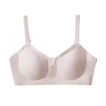 thumbnail image 1 of DecSea Women's Rimless Jelly Strip Soft Support Bra Top Push-up Beautiful Back Style Underwear Comfortable Thin Style, 1 of 8