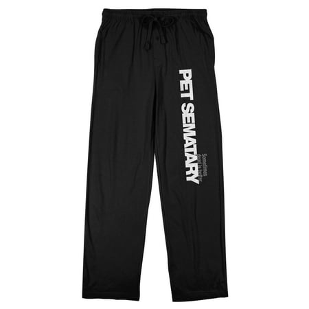 

Pet Sematary Logo Men’s Black Sleep Pajama Pants-Medium