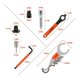 thumbnail image 4 of Juegos de herramientas de reparación de bicicletas Kits Extractor de rueda de de cadena Herramienta extractora de pedal de ciclismo al aire Macarena Extractor de manivela de bicicleta, 4 of 6