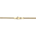 thumbnail image 4 of 14K Yellow Gold chain Spiga (Wheat) Flat Diamond-cut 18 in 1.4 mm, 4 of 5