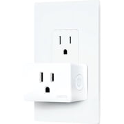 Wemo Smart Plug إعداد بسيط منفذ ذكي للمنزل الذكي وأضواء التحكم والأجهزة يعمل عن بُعد مع Alexa و Google Assistant و Apple HomeKitPack من 1