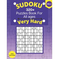 very hard sudoku puzzle books: 9x9 Sudoku Puzzle Book With 320 Very Hard and Extremely Puzzles For Adults, Kids, Teens, Seniors. Boost Your Brainpower- 4 puzzles on each page VOL-2 (Paperback)(Large P
