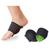 Cushioned Arch Support Sleeves For Heel and Arch Pain Associated with Plantar Fasciitis and Other Foot Problems. ( 2 PAIRS INCLUDED)