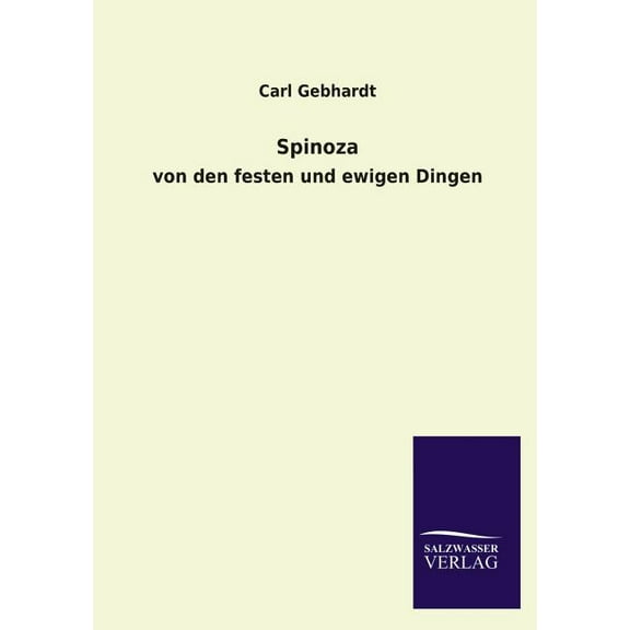 Spinoza (Paperback)