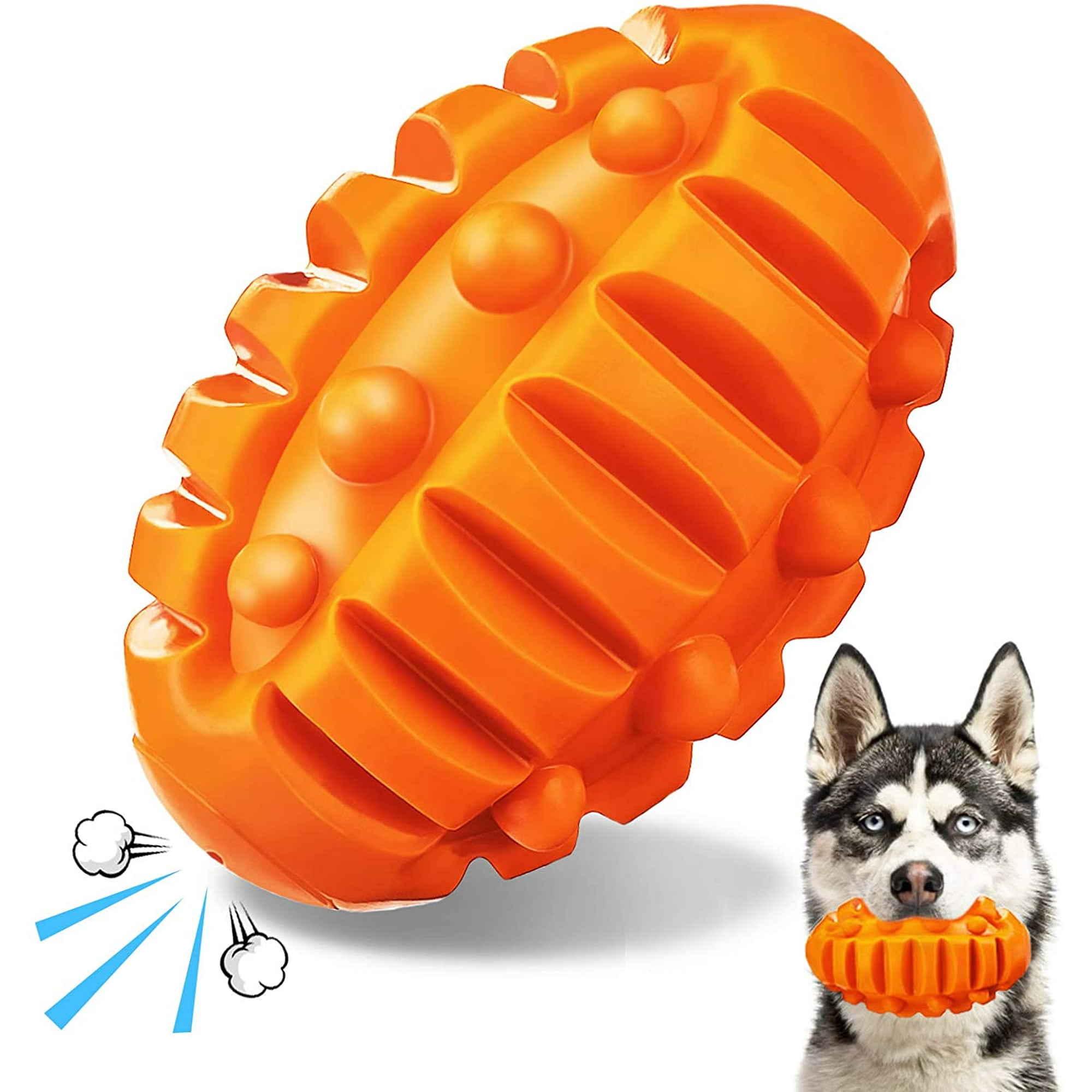 Lingdii Squeaky Dog Toys for Aggressive Chewers Large Breed Pet