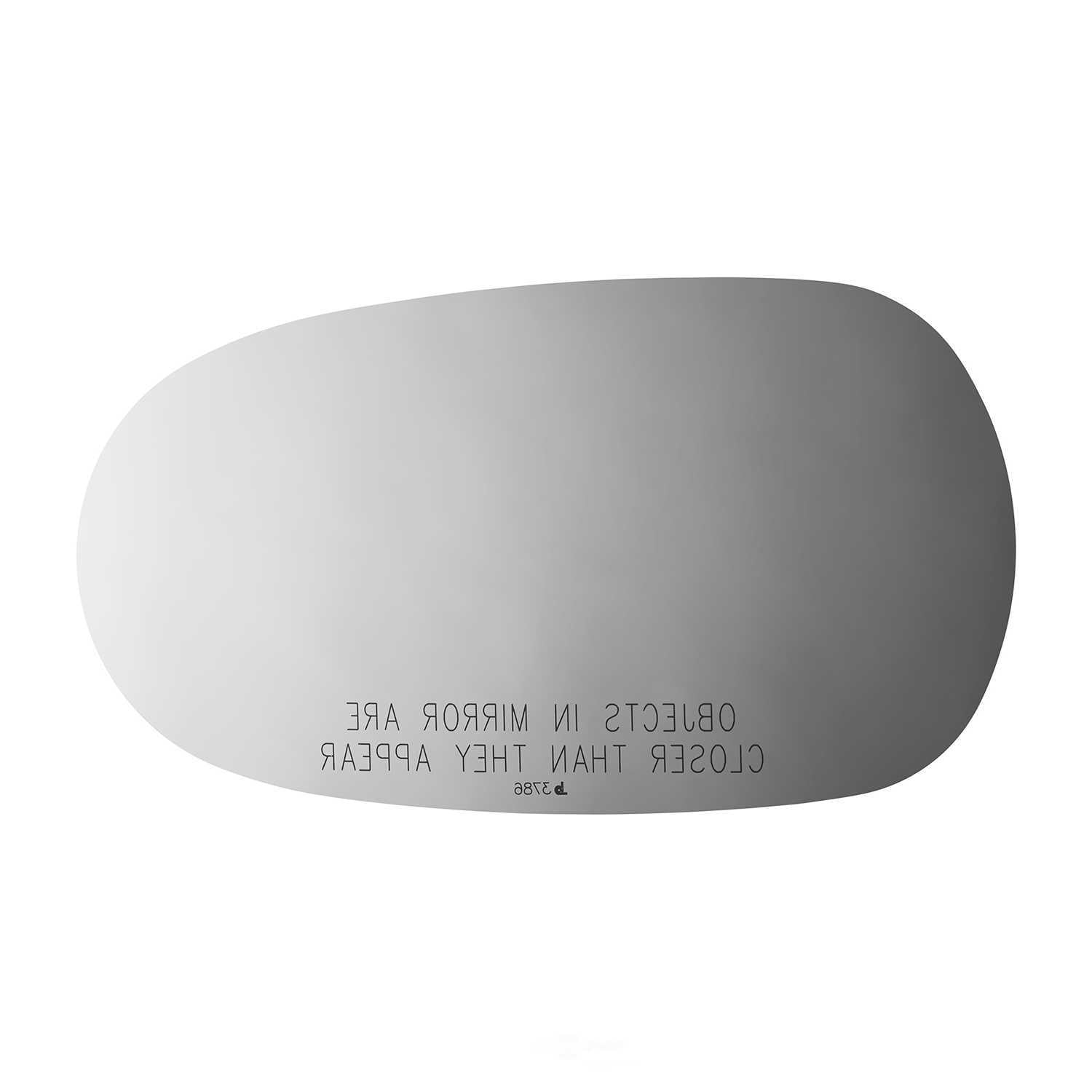 Burco Side View Mirror Replacement Glass - Clear Glass - 3786