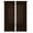 Brown, variant on Sheer 2Pc Window Treatments Curtain Panels 84" Inch Long  Polyester (10+ colors)