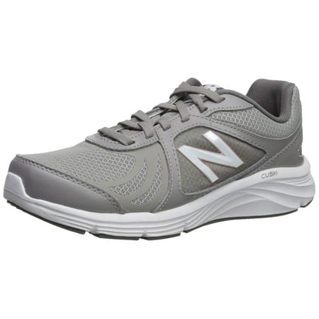 New Balance Womens ww496 Fabric Low Top Lace Up Running Sneaker, Grey, Size 6.5