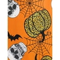 thumbnail image 2 of Rosegal Women's Plus Size Lace Up Pumpkin Print Halloween Dress, 2 of 5