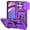 Purple, variant on Kryonix for Motorola Moto G Power 2026 6.8” case,Military Grade Drop Impact,360 Metal Rotating Ring Kickstand Holder,Camera Lens Slide Protection Case,Armor Shockproof Case,TPU Bumper,Red