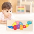 thumbnail image 4 of Rompecabezas 3D Montessori para niños, juguete educativo preescolar para aprendizaje temprano H, 4 of 9