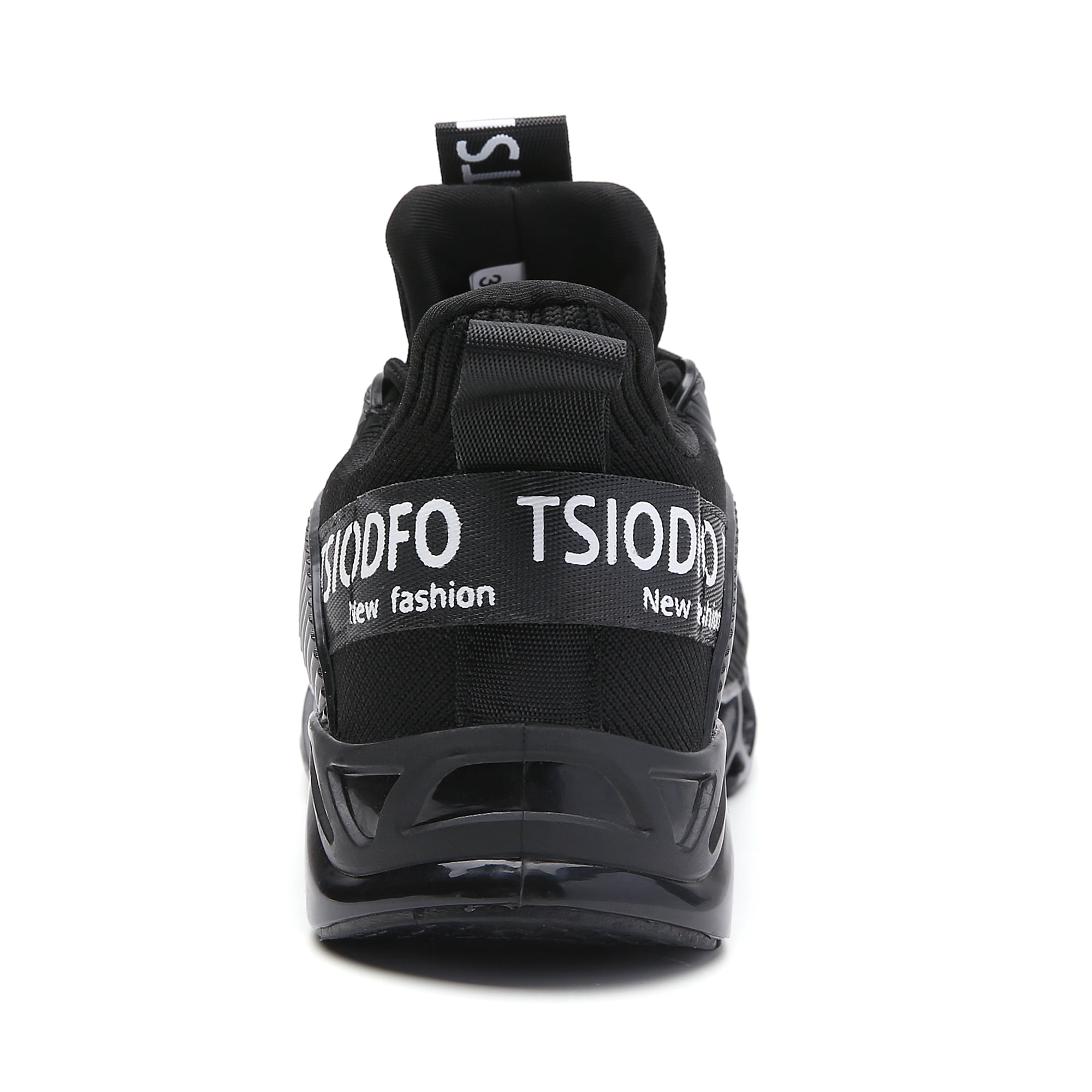 Men Sport Running Sneakers Tennis Athletic Walking Shoes All Black Size 9 Mesh Fashion Casual Gym Runner Jogging Trainers
