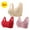 Red, variant on Xuniizn Wireless Bars for Women 3 Pack Breathable Lace Gatherd Bras Solid Color Plus Size Bras Seamless Mesh Straps Support Comfort Bras S-4XL, Gifts for Women