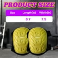 thumbnail image 2 of BESTSKY 2Pcs Knee Pads,Hard Shell Impact Resistant Knee Pads for Men,Waterproof and Wear-Resistant Knee Pads for Gardening,Yellow, 2 of 7