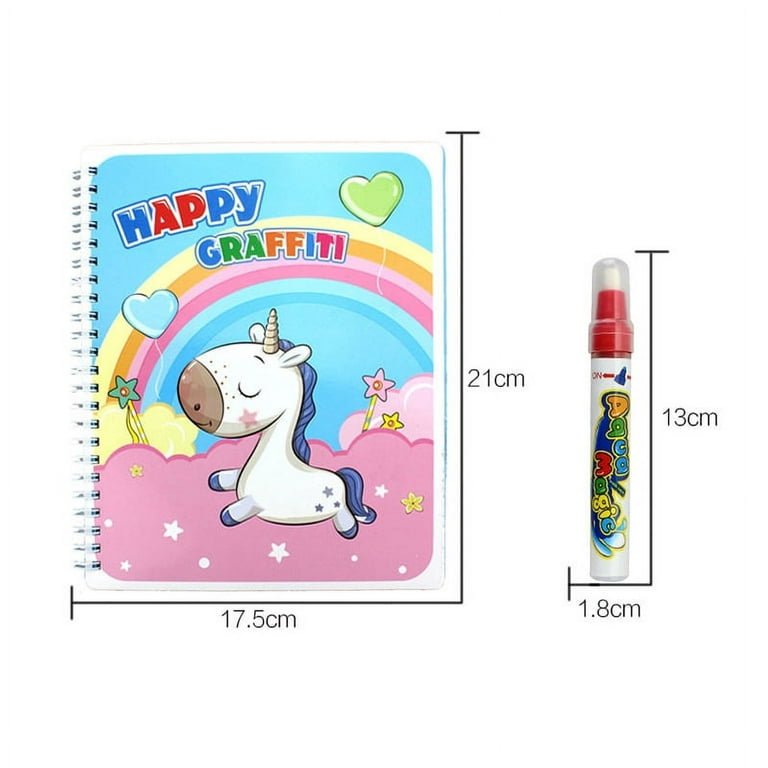 Water Doodle Mat, Unicorn Drawing Mat for Toddlers, Kids Water Painti
