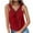 Red, variant on Lindreshi Tank Tops for Women Women Ladies Solid Sleeveless V-neck Pullover Lace Vest Tank Tops Shirts Blouse