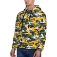 thumbnail image 2 of Hoodies for Men - Yellow Green Camouflage Long Sleeve Comfrt Men'S Fashion Hoodies & Sweatshirts, Sweatshirts for Men Hoodies Pullover Clothing Clothes with Pouch, 2 of 7