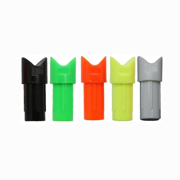 SAS Crossbow Nock Flat End - Dozen 12/Pack - Made In USA .2985 or .303