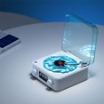 thumbnail image 4 of Waves Vintage Vinyl Record Player Bluetooth Speaker with Adjustable Ambient Lights, 4-Mode Wireless Audio Turntable, 4 of 8
