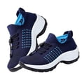 thumbnail image 2 of Zapatos Para Caminar Mocasines informales para mujer, zapatillas deportivas informales para suministros al aire libre (38 azul) Tmvgtek Para Estrenar, 2 of 7