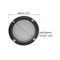 thumbnail image 2 of Unique Bargains Speaker Grill Cover 2 Inch Mesh Decorative Circle Subwoofer Protector Black, 2 of 6