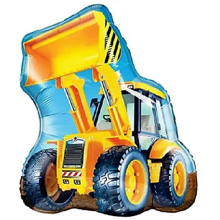 32? Bull Dozer Construction Vehicle Design Air or Mylar Inflatable Foil Balloon