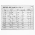 thumbnail image 1 of 1pc Stainless Steel Scale Conversion Chart Baking Tools Measuring Spoons Measuring Cups Comparison Ruler Kitchen Gadgets, 1 of 5