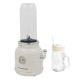 thumbnail image 4 of FRIGIDAIRE ESMM100-CREAM Batidora retro para batidos con tarro de cristal, perfecta para batidos y batidos, 300 vatios, color crema, 4 of 4