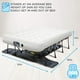 thumbnail image 3 of Colchón inflable Ivation EZ-Bed de tamaño completo con marco y funda, 3 of 5