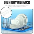 thumbnail image 5 of WHAMVOX White Iron Dish Drying Rack for Home Use with Space Saving Design and Stylish Appearance, 5 of 8