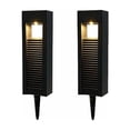 thumbnail image 2 of A Pair of Solar Outdoor Lawns Garden Lights Waterproof Solar Landscapes Stake Lights Yard Patio Villa Outdoor Lighting Solar Powered Lawns Lamps, 2 of 6