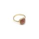 thumbnail image 3 of Anillo de piedra cuadrada para mujer, piedra semipreciosa Natural de 2 piezas, amatista, ágata, elegante, para banquete, fiesta, boda, regalo, 3 of 4