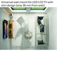 thumbnail image 4 of Techly 42" to 80" Tilting LCD/LED TV Wall Mount - Tilt +/-12° - VESA up to 800x400 mm - Holds up to 60 kg - Black, 4 of 6