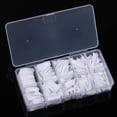 thumbnail image 1 of French False Nail Tips French Nail Art Tips 500pcs White French Acrylic Style Artificial False Nails Tips With Box (White), 1 of 8