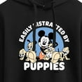 thumbnail image 3 of Disney Classics - Easily Distracted By Puppies - Juniors Cropped Pullover Hoodie, 3 of 5