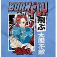 thumbnail image 2 of Street Fighter Chun Li Born Fly Unisex Plus Size Sweatshirt Brisco Brands 3X, 2 of 5