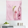 thumbnail image 1 of Perfume Tapestry, Blossom Fragrance Scent Glass Crystal Styled Bottle Cosmetic Top View Photo, Fabric Wall Hanging Decor for Bedroom Living Room Dorm, 5 Sizes, Pale Pink Blush, by Ambesonne, 1 of 1