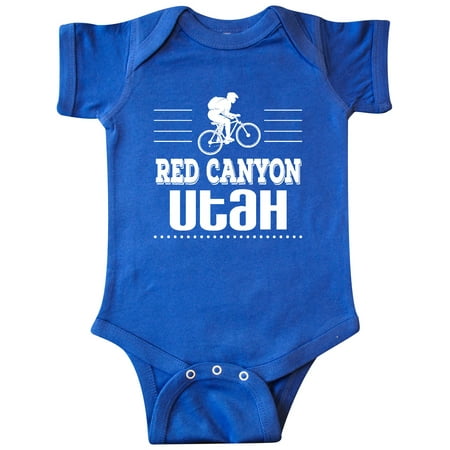 

Inktastic Red Canyon Utah Mountain Biking Gift Baby Boy or Baby Girl Bodysuit