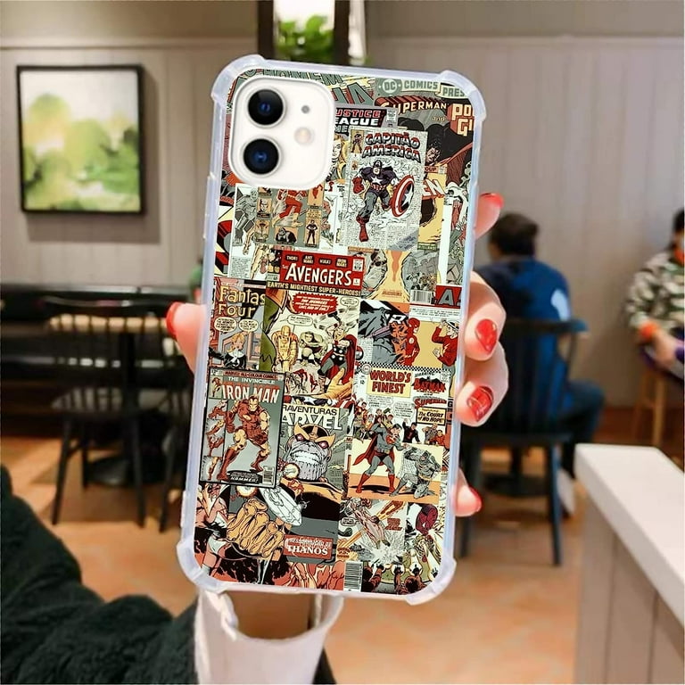 Cartoon Comic Superhero Case Compatible with iPhone 11 Pop