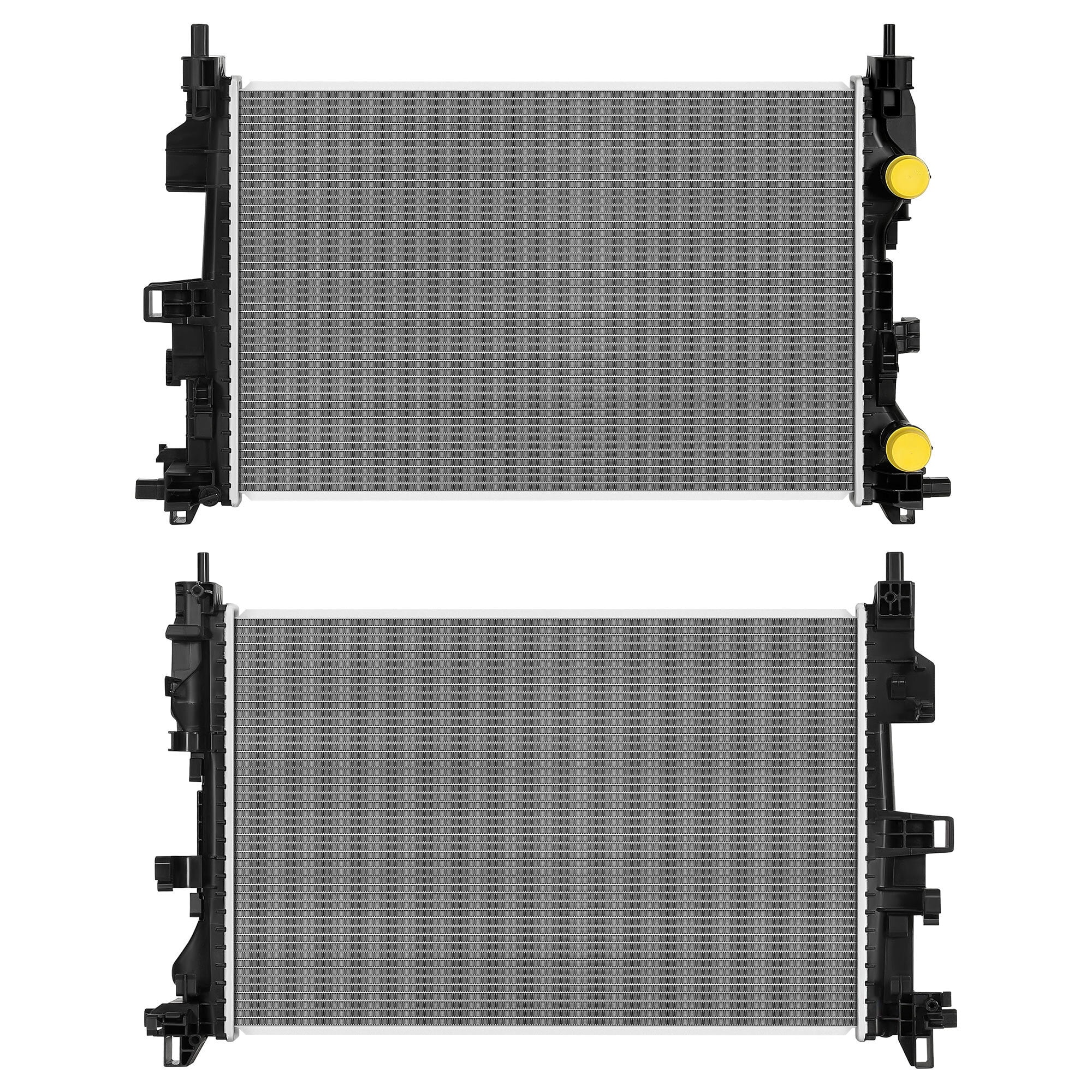 LEDKINGDOMUS Radiator for 2015-2021 Jeep Renegade 2.4L / 2015-2022 Ram ProMaster / 2016-2018 Fiat 500X Direct Fit Replacement CU13533 OEM# 68256135AA 68260449AA High-Cooling Aluminum Core