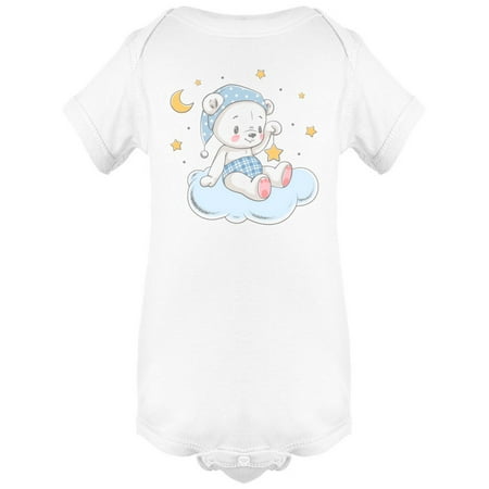 

Bear On Sleepy Clouds Bodysuit Infant -Image by Shutterstock Newborn